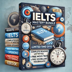 Complete IELTS Preparation Bundle + FREE Mocks + FREE English Vocabulary Ebook